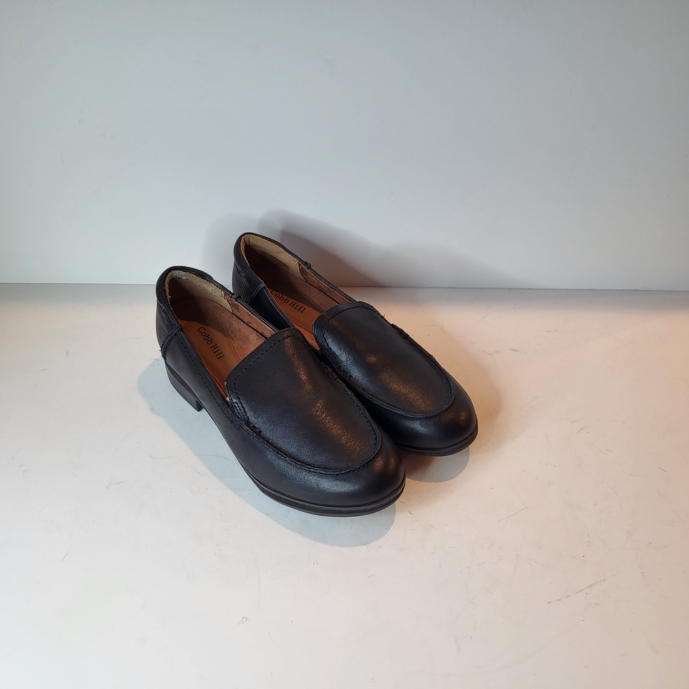 Classic Black Leather Loafers